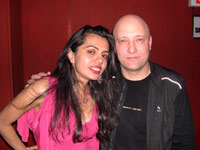 Patrick Codenys and Ms Divine after the concert