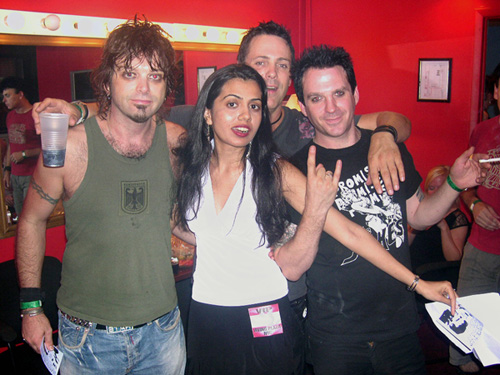 Ms. Divine and other Gary Numan band members, including Chris McCormack